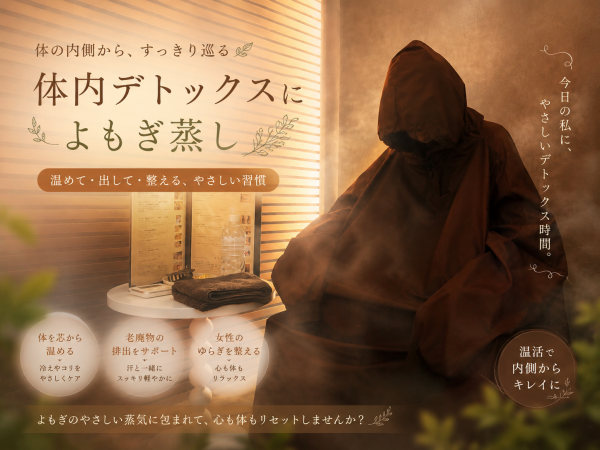暑い夏こそ、よもぎ蒸し！ 温活/デトックス/池袋
